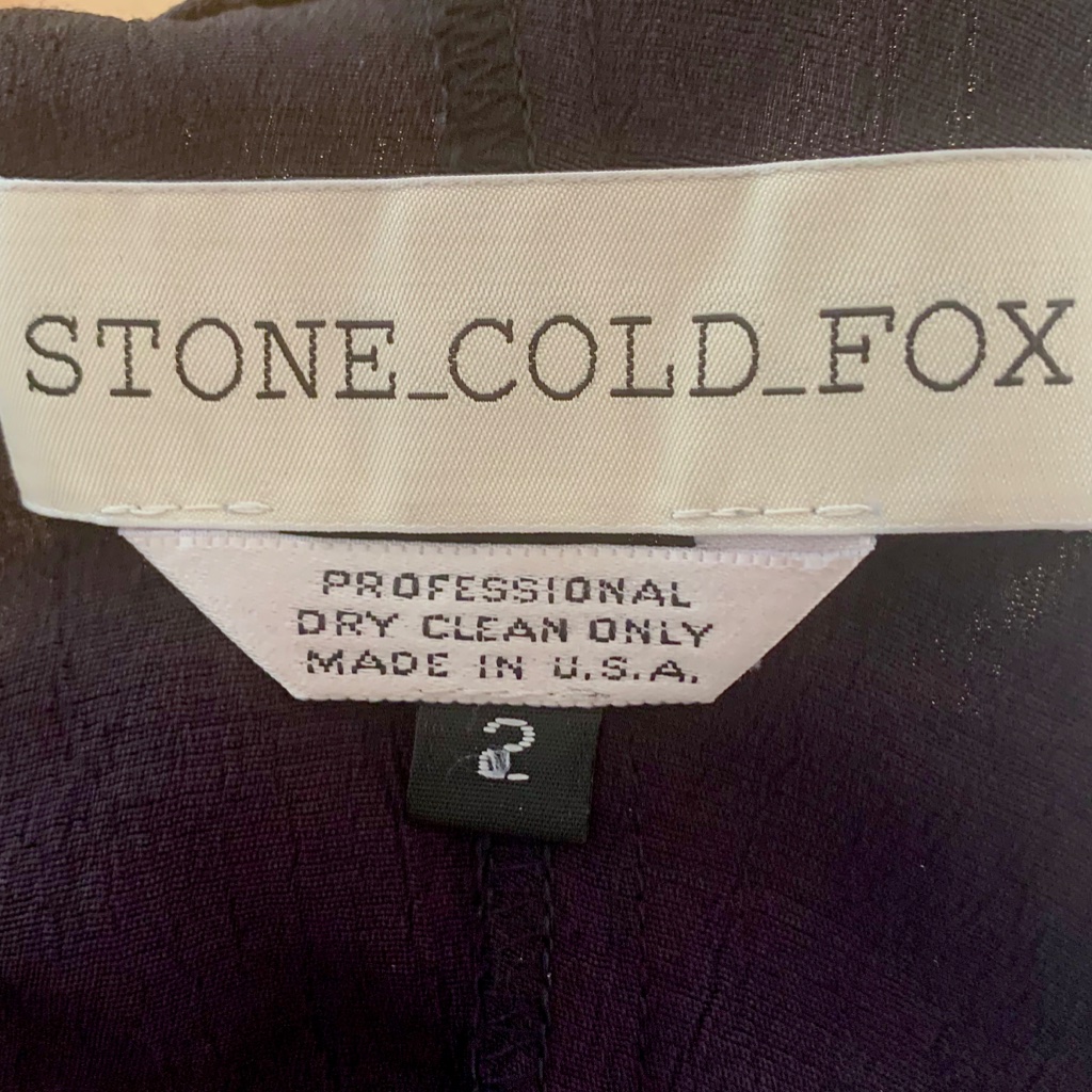*Never Worn* Stone Cold Fox Women's Purple, Black Lace, Maxi Dress, Size M/L — image 5 of 5